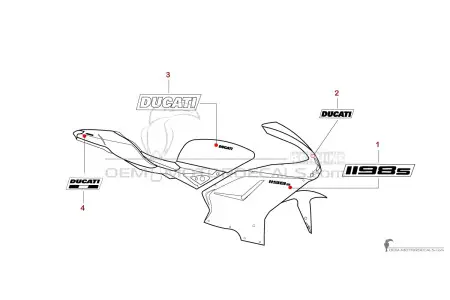Ducati 1198 S 2009 - Rot