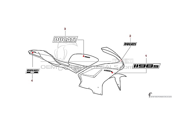 Ducati 1198 S 2009 - Rouge