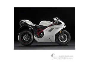 Decals for Ducati 1198 S 2010 - White • Ducati OEM Decals