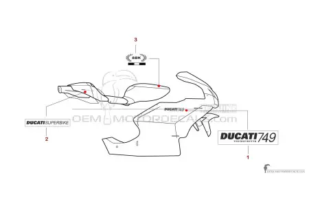 Ducati 749 2003 - Rouge