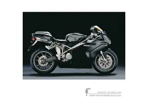 Aufkleber für Ducati 749 2005 - Dunkelgrau • Ducati OEM-Aufkleber
