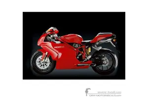 Autocollants pour Ducati 749 2005 - Rouge • Ducati Autocollants OEM