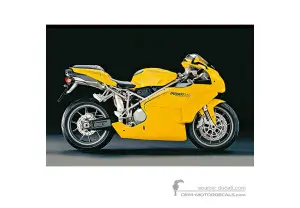 Autocollants pour Ducati 749 2005 - Jaune • Ducati Autocollants OEM