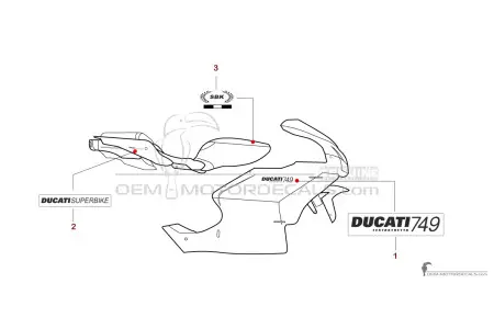 Ducati 749 2005 - Rouge