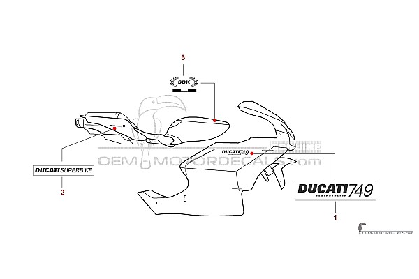 Ducati 749 2005 - Rosso
