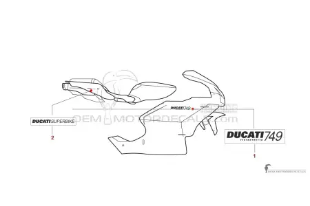 Ducati 749 2006 - Gelb