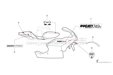 Ducati 749R 2005 - Rood