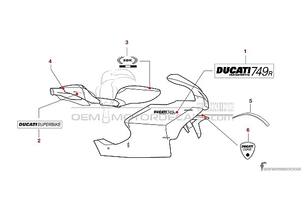 Ducati 749R 2005 - Red
