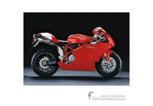 Autocollants pour Ducati 749S 2003 - Rouge • Ducati Autocollants OEM
