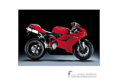 Autocollants pour Ducati 848 2009 - Rouge • Ducati Autocollants OEM
