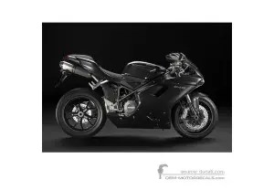 Pegatinas para Ducati 848 2010 - Gris oscuro • Ducati Pegatinas OEM