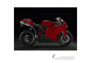 Adesivi per Ducati 848 EVO 2012 - Rosso • Ducati Adesivi OEM