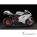 Ducati 848 EVO 2012 - Biały