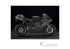 Stickers voor Ducati 848 EVO 2013 - Donkergrijs • Ducati OEM Stickers