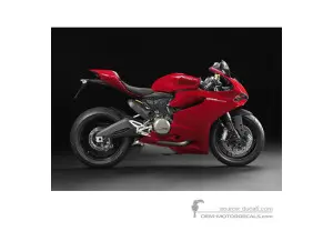 Decals for Ducati 899 PANIGALE 2014 - Red • Ducati OEM Decals