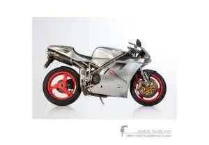 Stickers voor Ducati 916 SENNA 1997 - Zilver • Ducati OEM Stickers