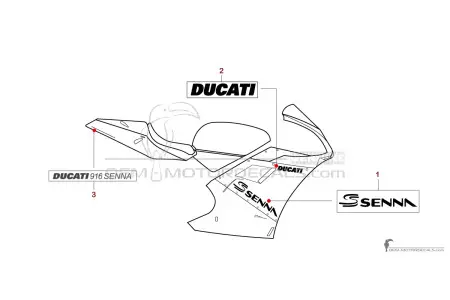 Ducati 916 SENNA 1998 - Schwarz