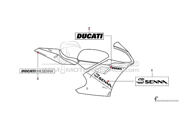 Ducati 916 SENNA 1998 - Noir