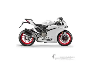 Aufkleber für Ducati 959 PANIGALE 2018 - Weiss • Ducati OEM-Aufkleber
