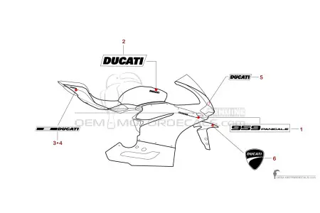 Ducati 959 PANIGALE 2018 - Weiss
