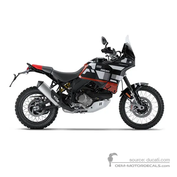 Ducati DESERTX 2024 - Gray - Saturn Gray