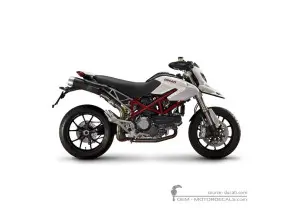 Pegatinas para Ducati HYPERMOTARD 1100 2009 • Ducati Pegatinas OEM