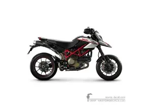 Pegatinas para Ducati HYPERMOTARD 1100 Evo SP 2011 • Ducati Pegatinas OEM