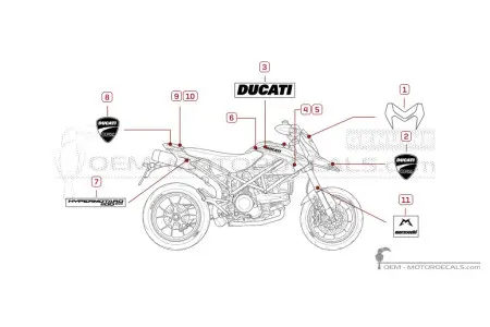 Ducati HYPERMOTARD 1100 Evo Sp Corse 2012