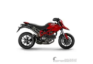 Autocollants pour Ducati HYPERMOTARD 796 2010 • Ducati Autocollants OEM
