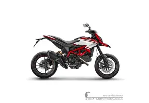 Aufkleber für Ducati HYPERMOTARD 821 SP 2015 • Ducati OEM-Aufkleber