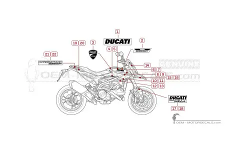 Ducati HYPERMOTARD 939 SP 2016