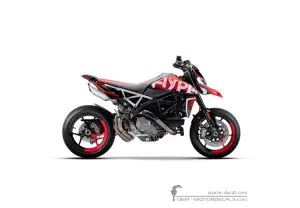 Aufkleber für Ducati HYPERMOTARD 950 RVE 2021 • Ducati OEM-Aufkleber
