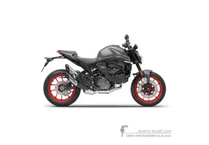 Autocollants pour Ducati MONSTER 2022 - Gris • Ducati Autocollants OEM