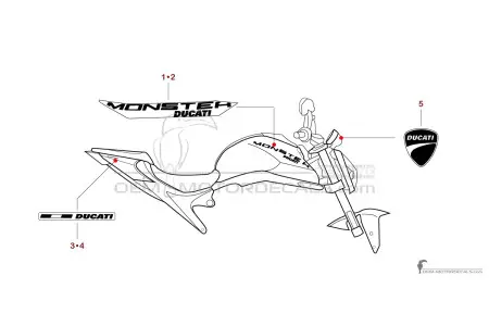 Ducati MONSTER 2023 - Rot