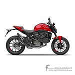 Ducati MONSTER 2024 - Czerwony