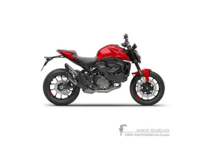 Aufkleber für Ducati MONSTER 2024 - Rot • Ducati OEM-Aufkleber
