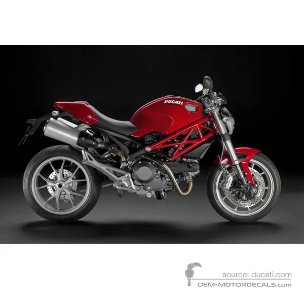 Ducati MONSTER 1100 2009 - Rojo - Ducati Red