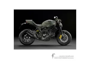 Naklejki do Ducati MONSTER 1100 EVO DIESEL 2012 - Zielony • Ducati Naklejki OEM