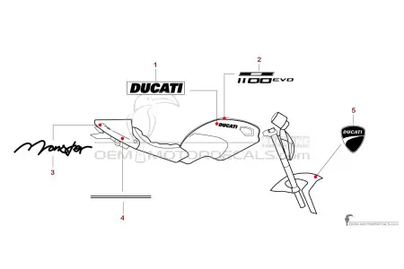 Ducati MONSTER 1100 DIESEL 2013 - Grün