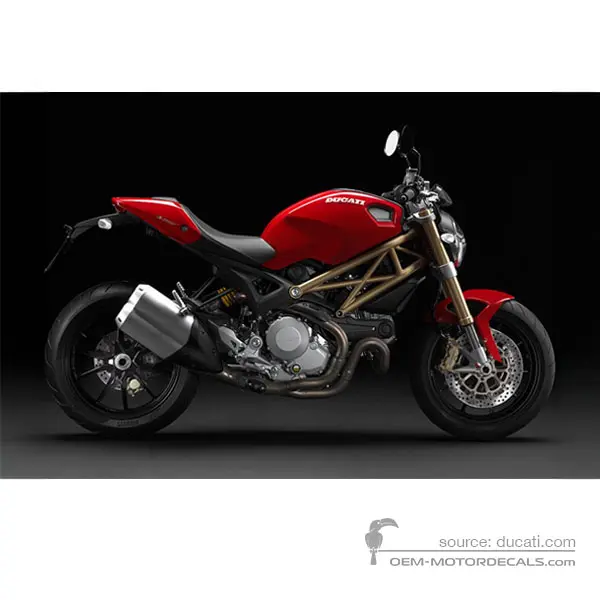 Ducati MONSTER 1100 EVO 2013 Anniversary - Rojo - Ducati Red
