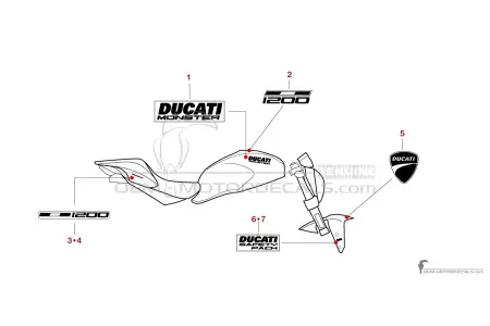 Ducati MONSTER 1200 2014 - Red