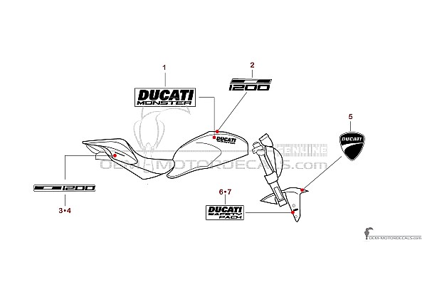 Ducati MONSTER 1200 2014 - Red