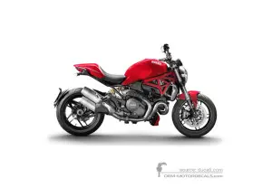 Decals for Ducati MONSTER 1200 2016 - Red • Ducati OEM Decals