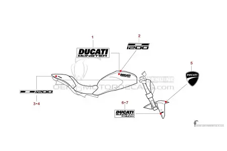 Ducati MONSTER 1200 2018 - Red
