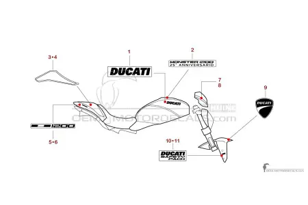 Ducati MONSTER 1200 25° ANNIVERSARIO 2019 - Weiss