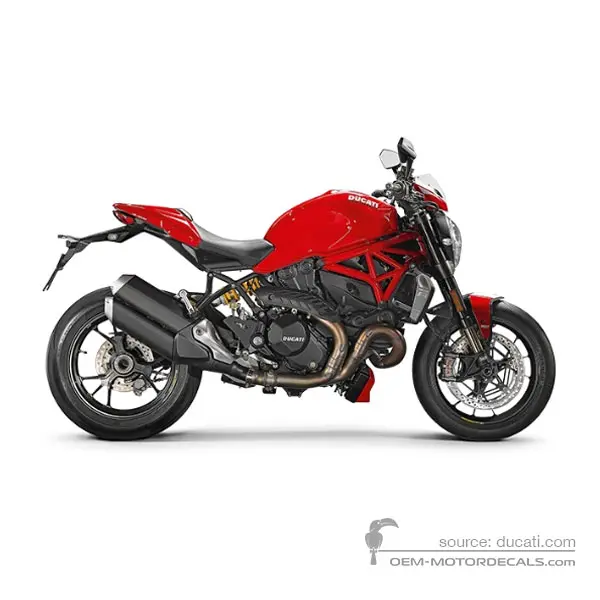 Ducati MONSTER 1200 R 2018 - Rojo - Ducati Red