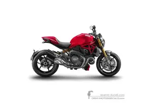 Decals for Ducati MONSTER 1200 S 2014 - Red • Ducati OEM Decals