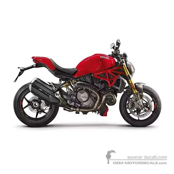 Ducati MONSTER 1200 S 2019 - Rojo - Ducati Red