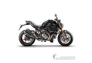 Decals for Ducati MONSTER 1200 S 2021 - Black • Ducati OEM Decals