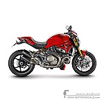 Ducati MONSTER 1200 S STRIPE 2015 - Rot
